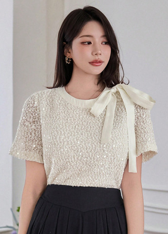 Кремова блуза SHEIN