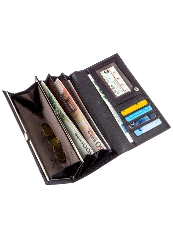 Жіночий шкіряний гаманець 18,5х9 см st leather (252132608)