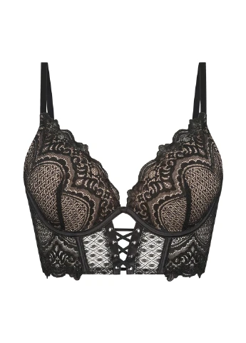 Чёрный бюстгальтер Hunkemoller с косточками полиамид