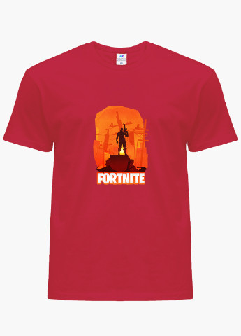 Червона демісезонна футболка дитяча фортнайт (fortnite) (9224-1194) MobiPrint