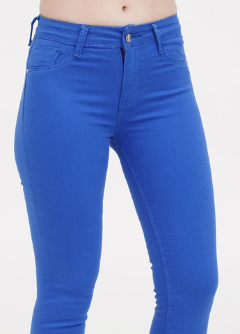 Синие джинсовые демисезонные зауженные брюки Woox J.N.S