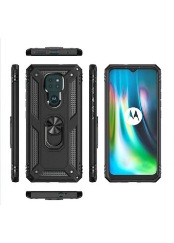 Чохол для мобільного телефону Military Motorola G9/G9 Play/E7 Plus Black (705562) BeCover (252571989)