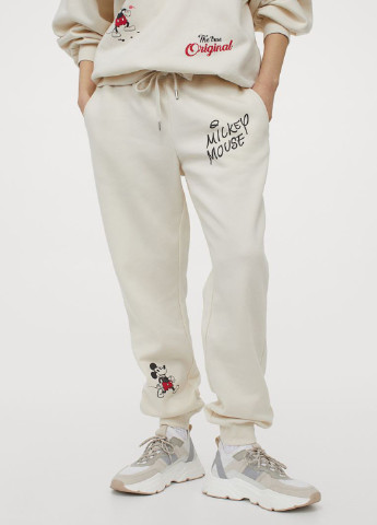Молочные демисезонные брюки H&M