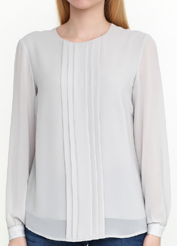 Светло-серая демисезонная блуза Stefanie L