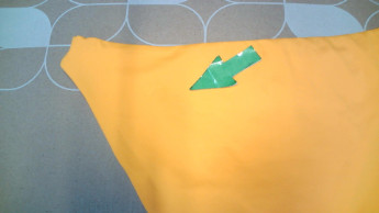 Желтые купальные трусики однотонные H&M