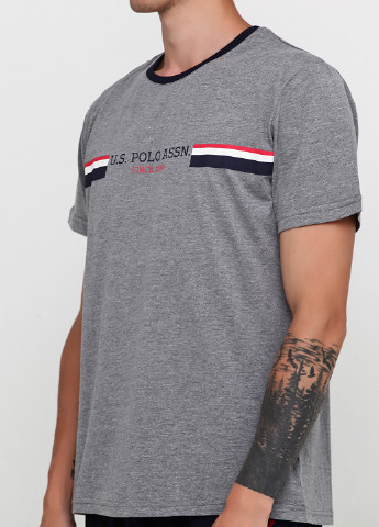 Сірий демісезонний комплект (футболка, штани) U.S. Polo Assn.