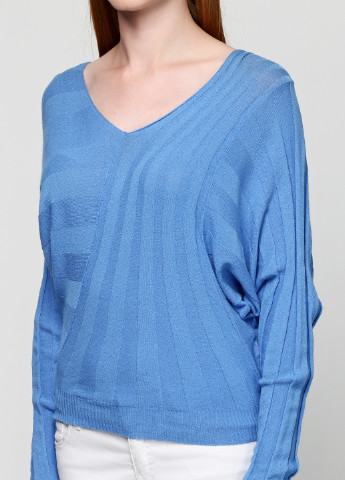 Голубой демисезонный пуловер пуловер Oblique
