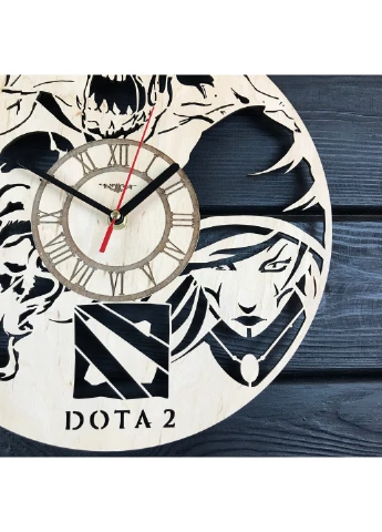 Тематичний дерев`яний годинник на стіну «Dota 2» 7Arts (253566468)
