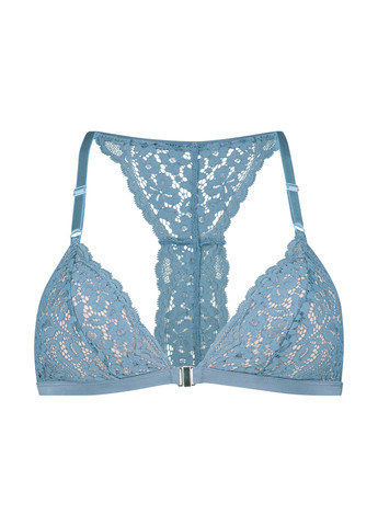 Голубой триэнджел бюстгальтер Hunkemoller без косточек полиамид, кружево