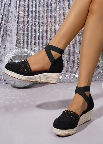 SHEIN Туфли черный з текстиль, искусственная замша, китай — лето (322813665)