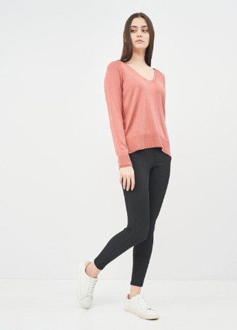 Персиковий демісезонний пуловер пуловер Stradivarius