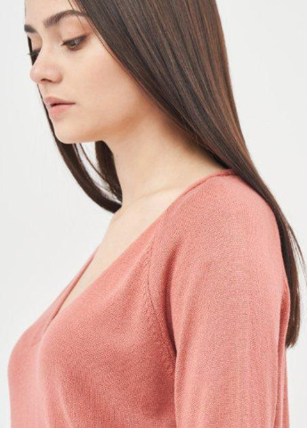 Персиковий демісезонний пуловер пуловер Stradivarius