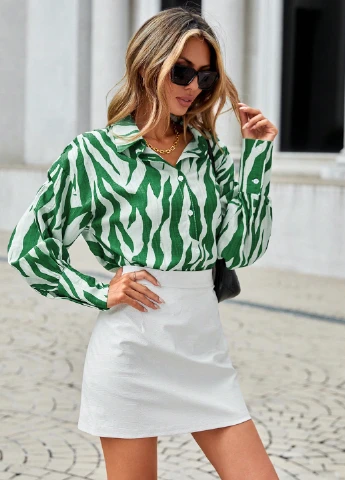 Комбинированная блуза SHEIN