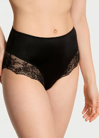 Чорний демісезонний комплект (бюстгальтер, трусики) Victoria's Secret