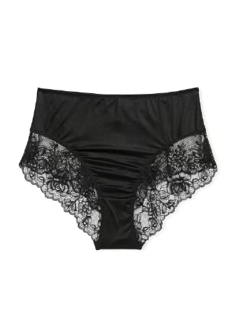 Чорний демісезонний комплект (бюстгальтер, трусики) Victoria's Secret