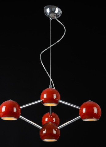 Люстра подвес прованс молекула BL-317S/5 E14 RED Brille (253887379)