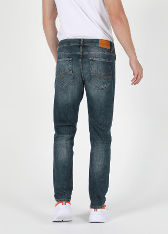 Темно-синие демисезонные зауженные джинсы 067 JACK Colin's