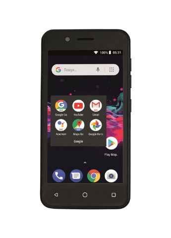 Смартфон 2E E450A 2018 1/8GB Black (708744071156) чёрный