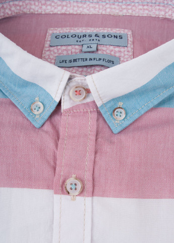 Цветная рубашка в полоску COLOURS & SONS