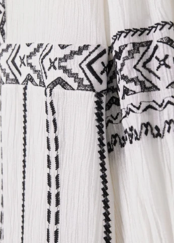 Белое кэжуал платье H&M
