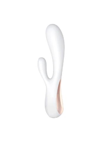 Смарт-вибратор кролик Mono Flex White, 2 мотора, управление через интернет Satisfyer (256537730)