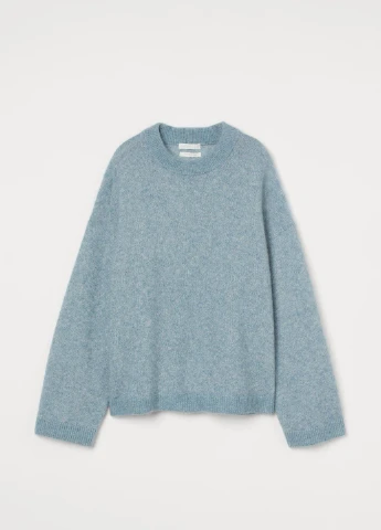 Бирюзовый демисезонный свитер H&M
