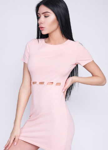 Персикова спортивна сукня сукня-футболка Carica однотонна