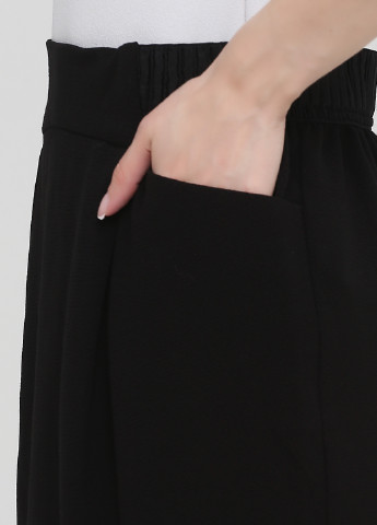 Черная кэжуал однотонная юбка Naf Naf тюльпан