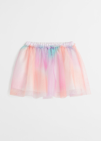 Разноцветная кэжуал градиентной расцветки юбка H&M клешированная