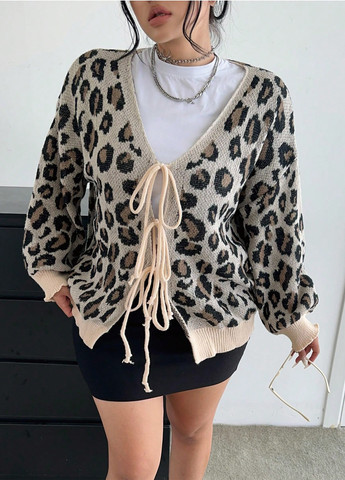 Разноцветный демисезонный кардиган SHEIN