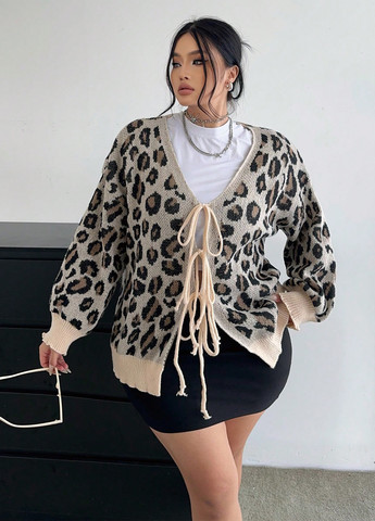 Разноцветный демисезонный кардиган SHEIN