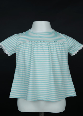 Комбинированная в полоску блузка Boden летняя
