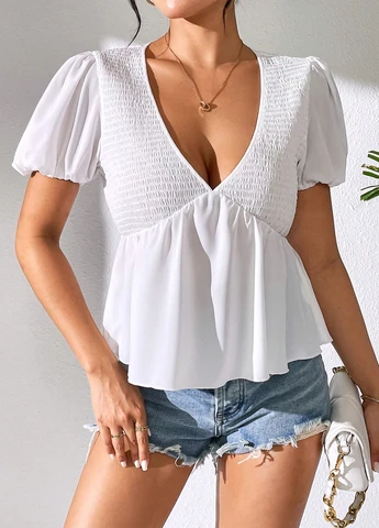 Біла блуза SHEIN