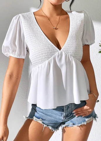 Біла блуза SHEIN