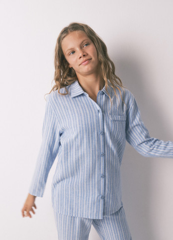 Блакитна всесезон піжама (сорочка, штани) сорочка + брюки Women'secret