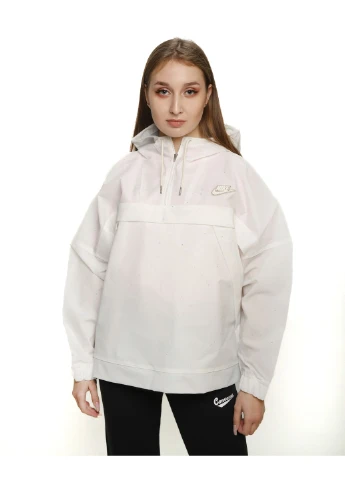 Біла демісезонна толстовка w nsw jkt anrk trpnt earth day Nike