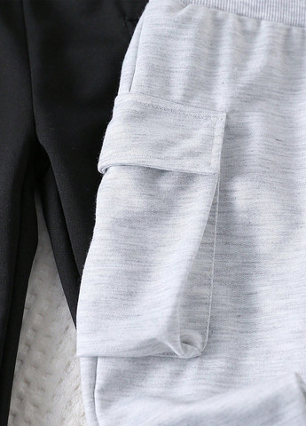 Комбинированные спортивные, кэжуал демисезонные брюки карго SHEIN