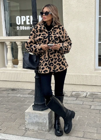 Бежева демісезонна куртка SHEIN