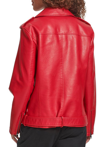 Красная демисезонная куртка косуха Levi's