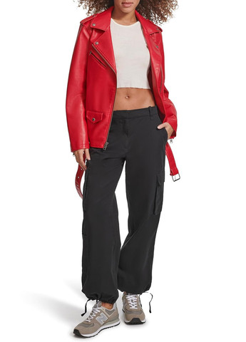 Красная демисезонная куртка косуха Levi's