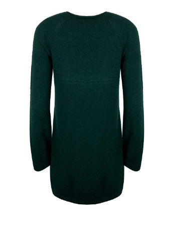 Зеленый зимний удлиненный свитер джемпер Rinascimento