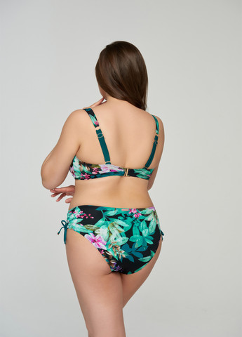 Черные купальные трусики с цветочным принтом Marc & André