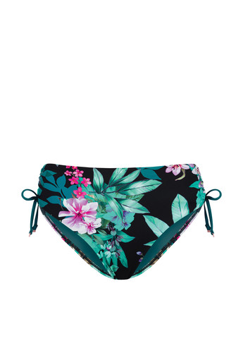 Черные купальные трусики с цветочным принтом Marc & André