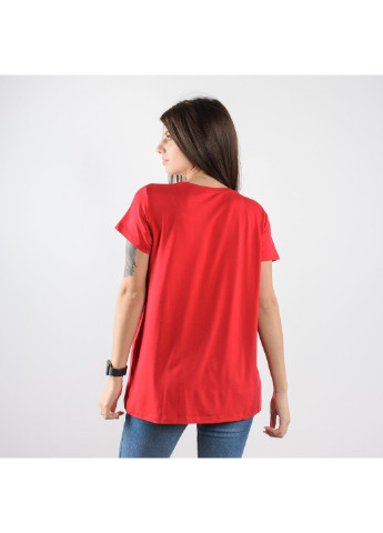 Красная всесезон футболка tigerrr с вышивкой красный Power