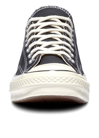 Черные кеды Converse CHUCK 70 с белой подошвой, с логотипом