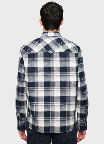 Синяя кэжуал рубашка в клетку Drykorn