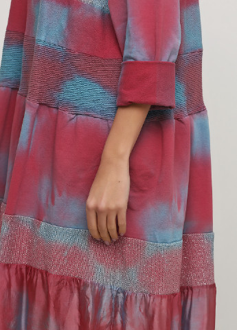 Малинова кежуал сукня оверсайз Made in Italy з градієнтом