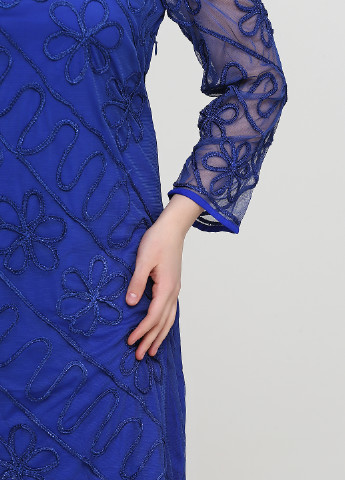 Синее кэжуал платье футляр Almatrichi однотонное