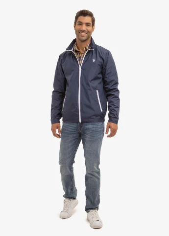 Синяя демисезонная куртка U.S. Polo Assn.
