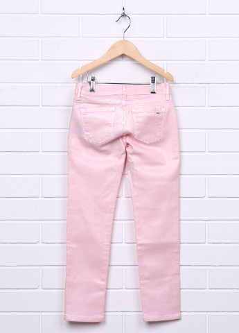 Бледно-розовые кэжуал демисезонные зауженные брюки Juicy Couture